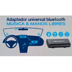 Solucion Bluetooth y Manos Libres para estéreos con FM o Entrada Auxiliar